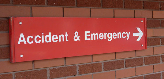 Accident and Emergency Sign